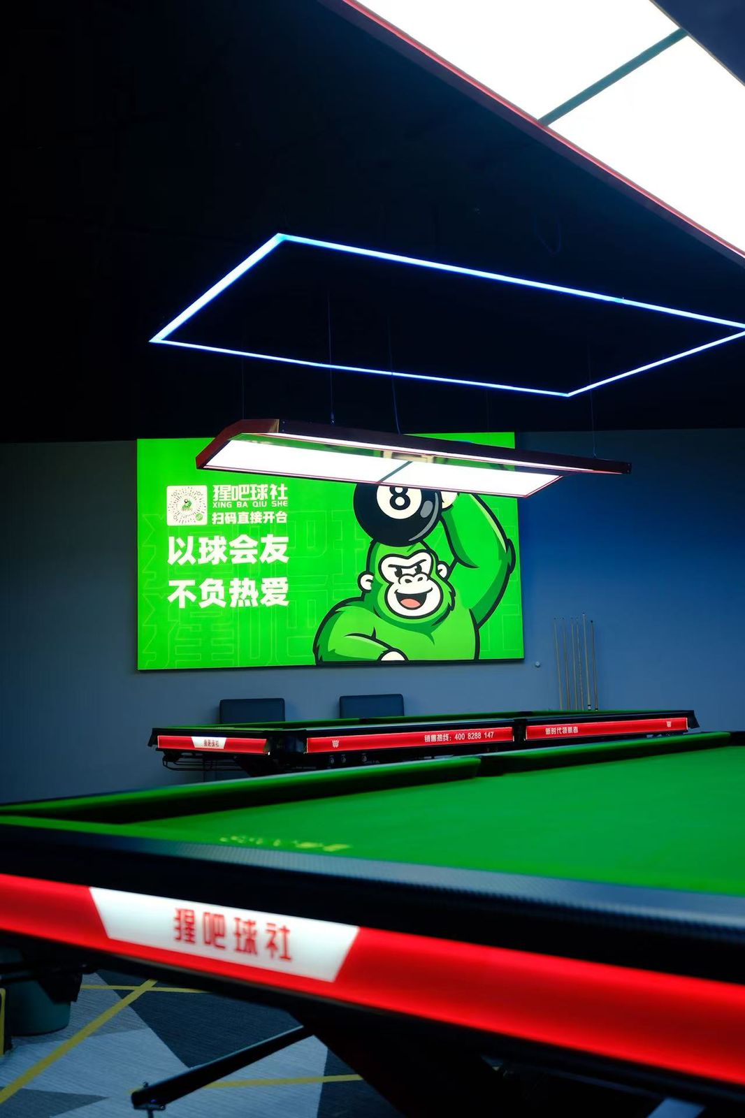 猩吧球社球房氛围